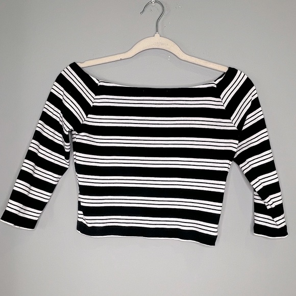 Forever 21 Striped Cotton Top (M) - Picture 3 of 9